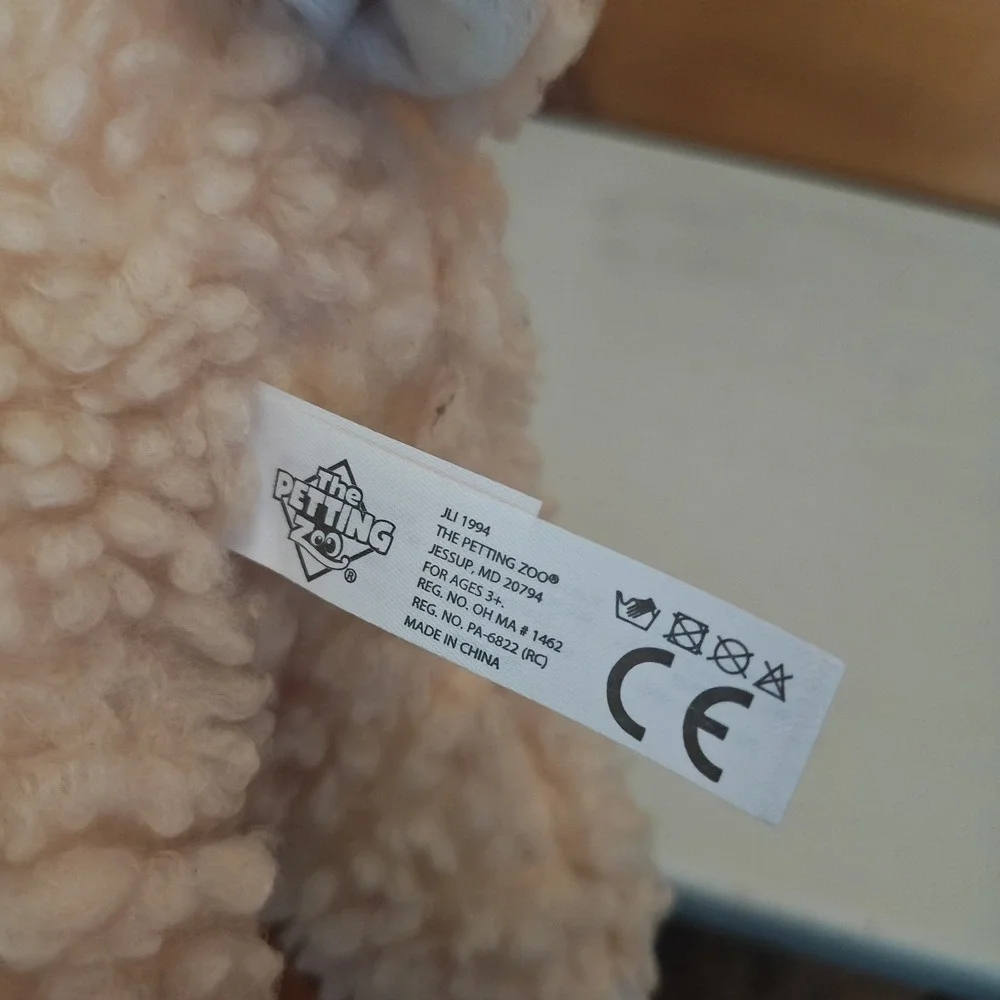 Alpaca Stuffed Animal Plushie Petting Zoo Onez Plush 2024 Recycled‎ E2